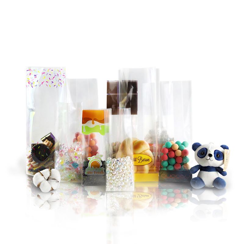 Wholesale Reusable Square Bottom Cello Gift Bags Fast Sincere