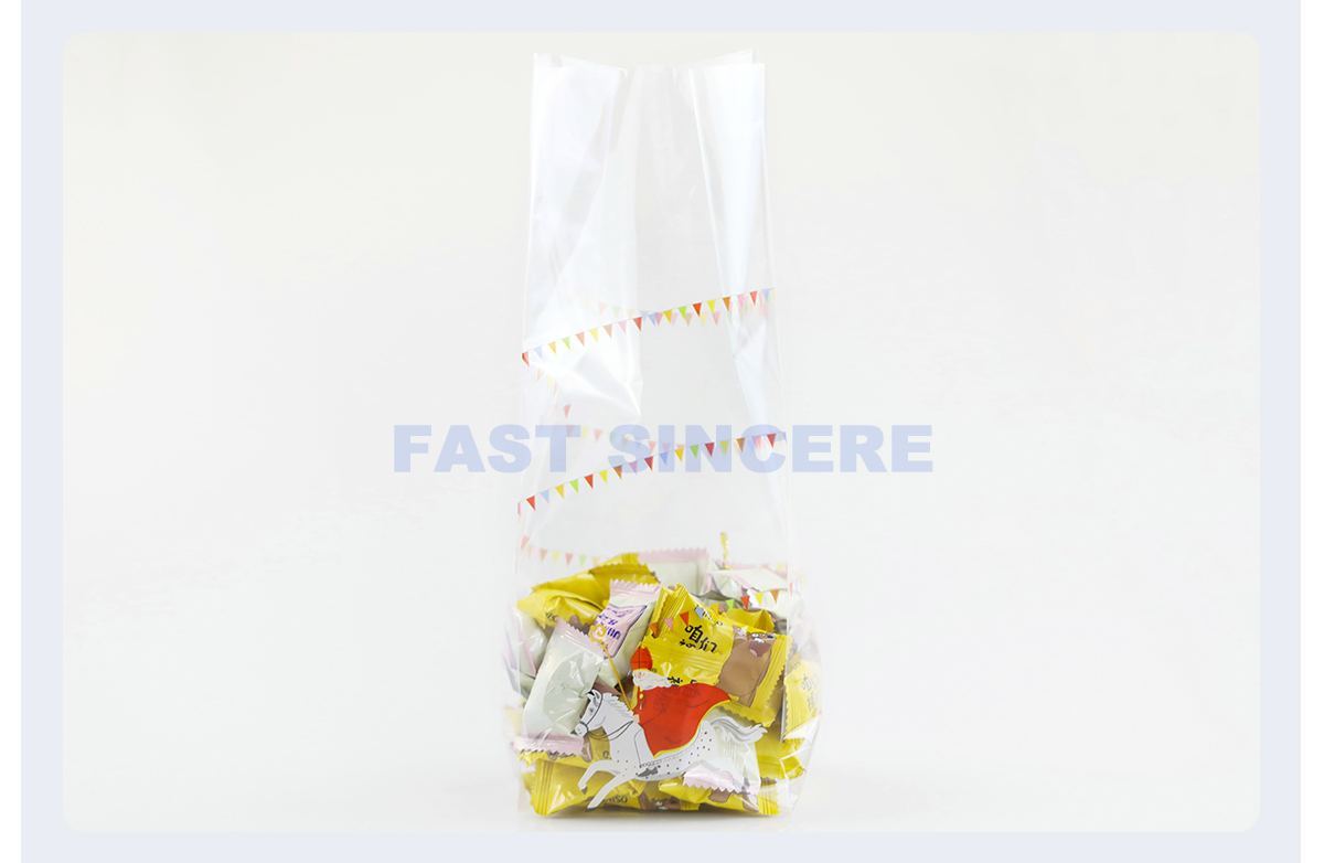 Clear Gusset Bags