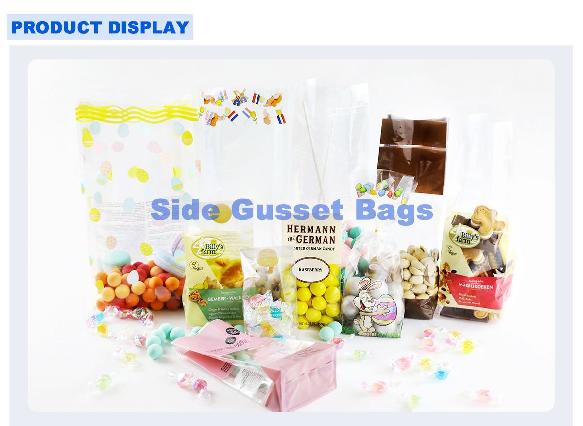 Clear Gusset Bags