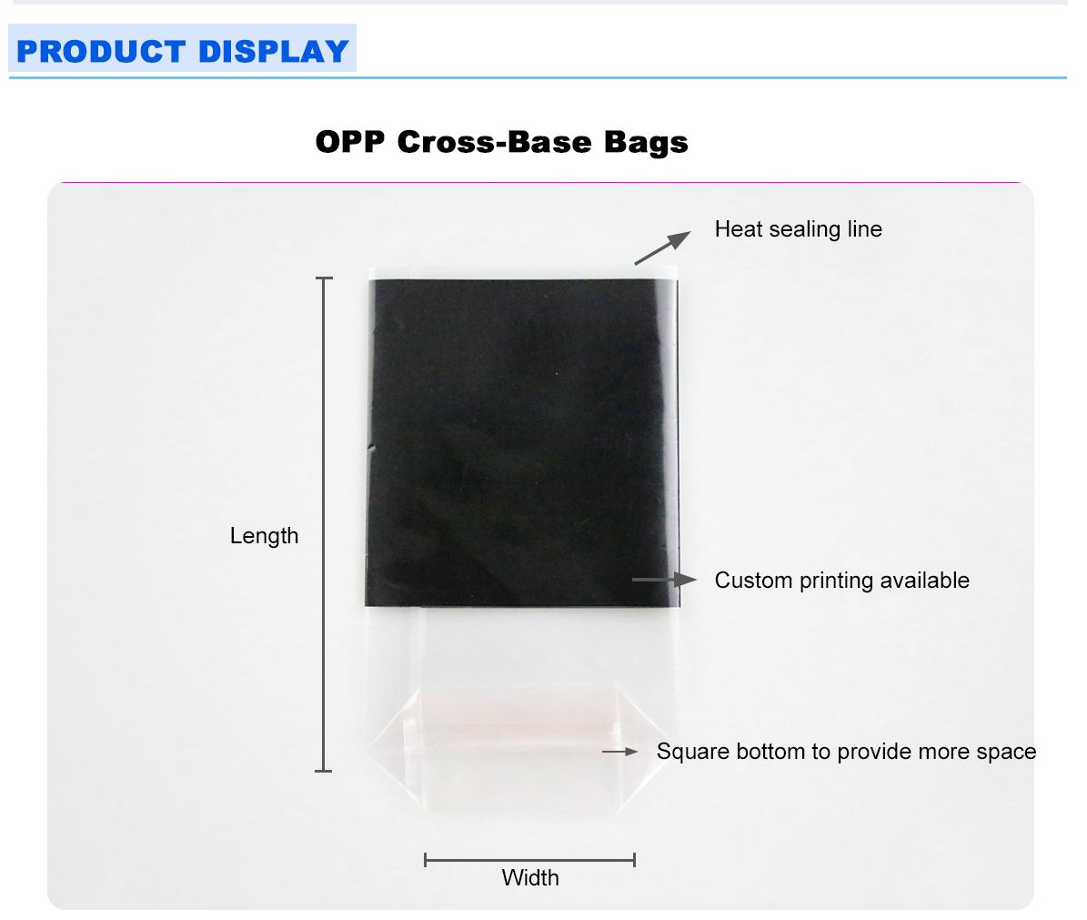 Heat Sealable Cellophane Bags