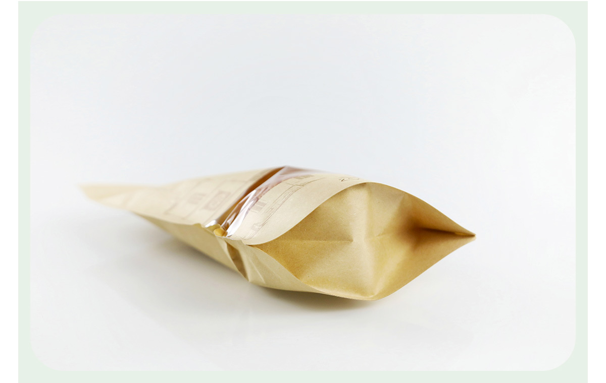 Resealable Kraft Paper Bags