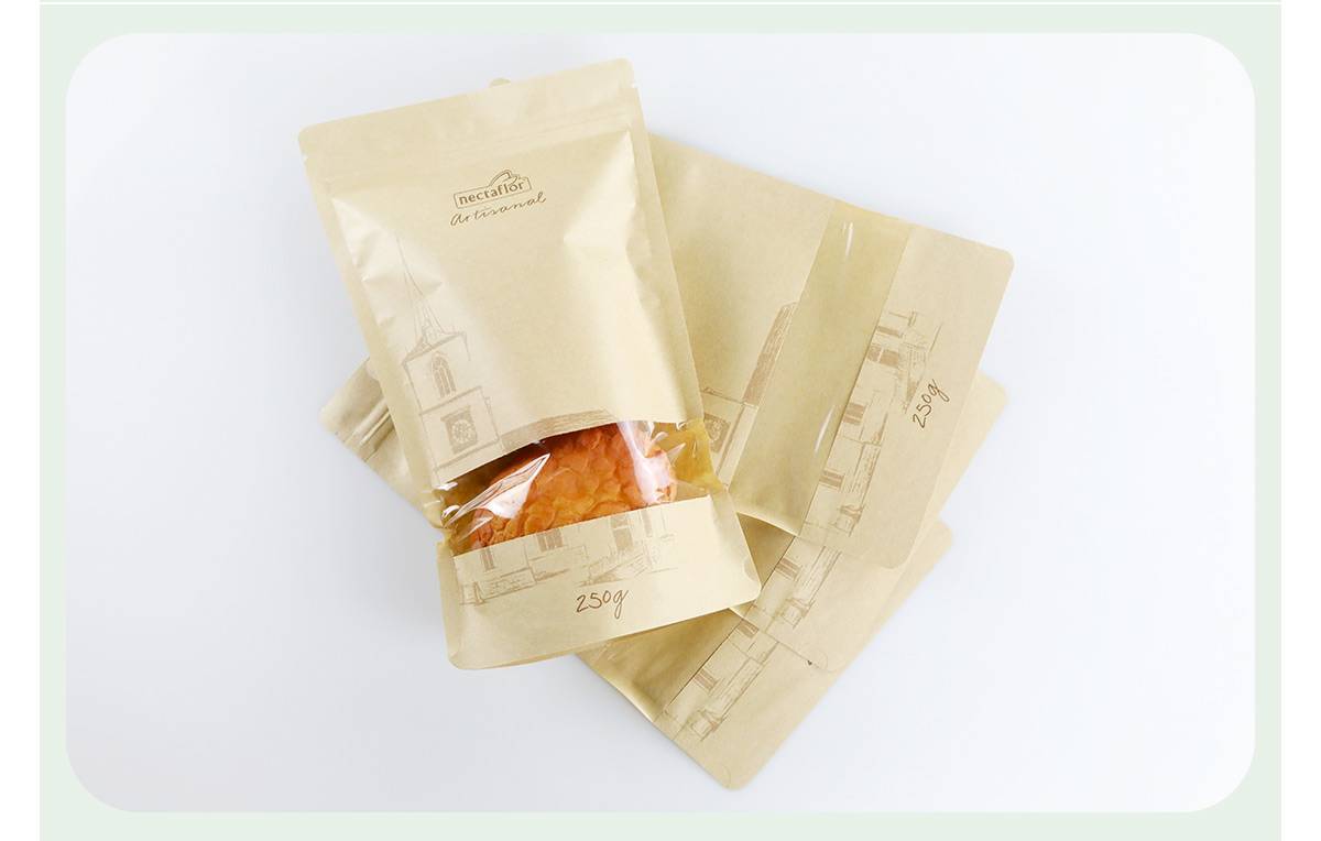 Resealable Kraft Paper Bags