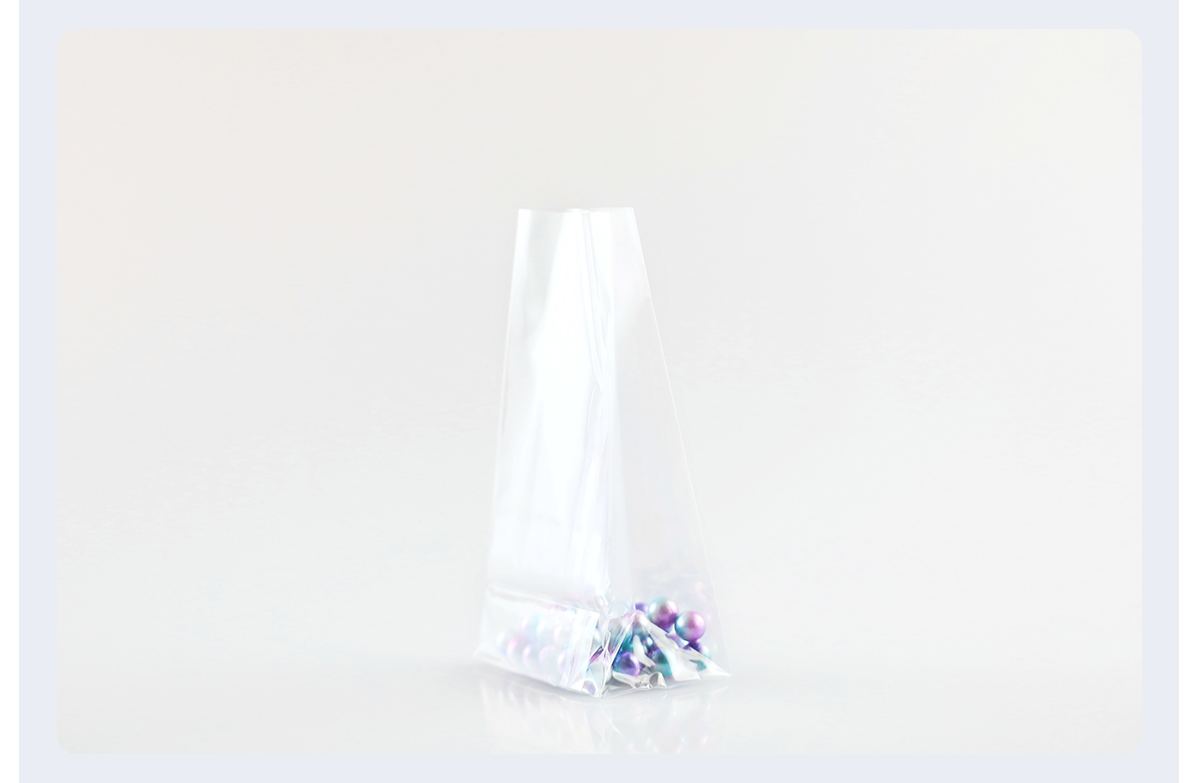 Square Bottom Plastic Cellophane Bags