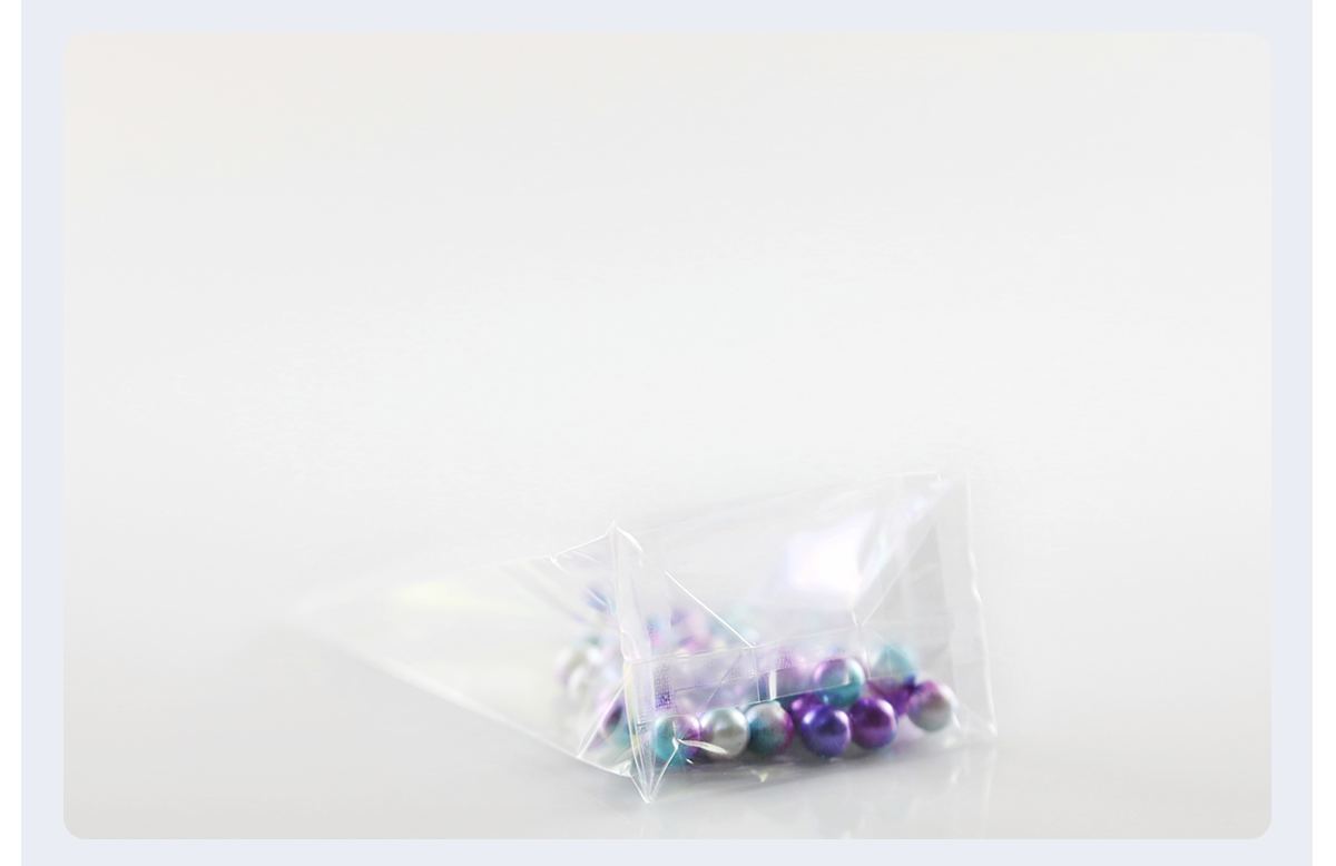 Square Bottom Plastic Cellophane Bags