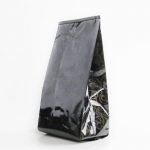 With Valve Aluminum Foil  Black Coffee Bags Wholesale