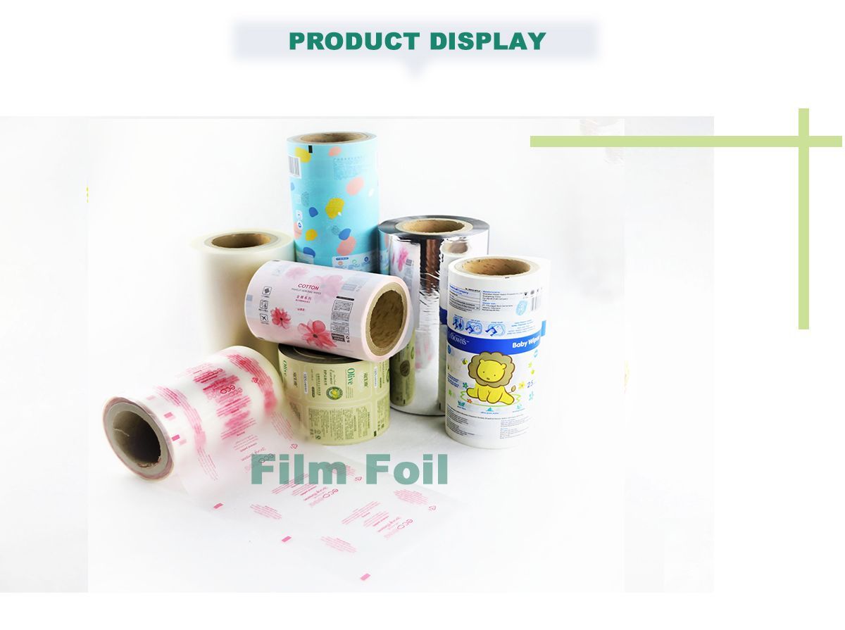 Custom Printed Food Grade Plastic Film Roll