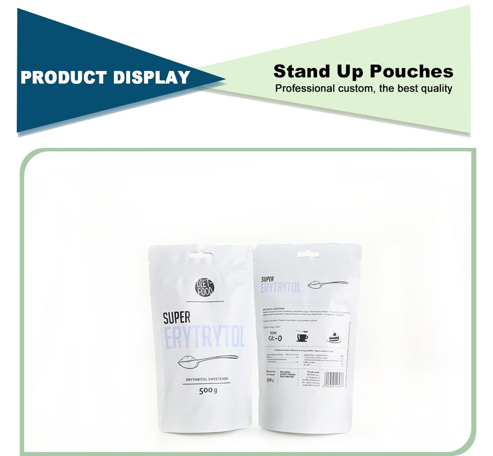 Custom Wholesale Printed Stand Up Pouches