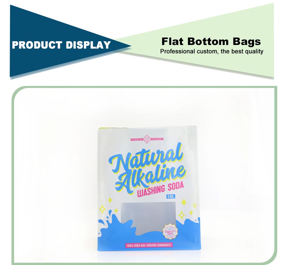 Gravure Printing Food Grade Flat Bottom Pouch