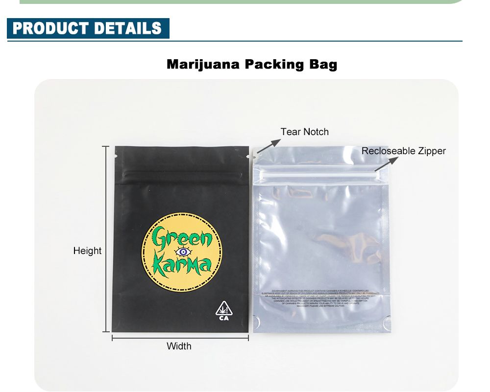 Custom Small Smell Proof Bags Wholesale