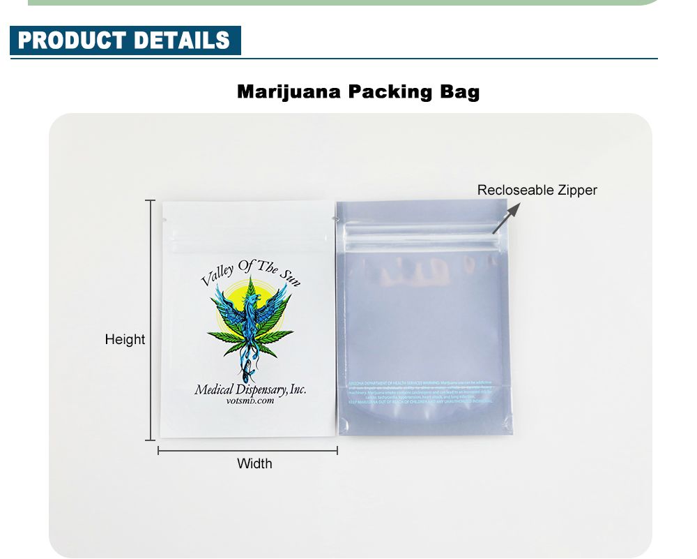 Custom Smell Proof Bags Resealable