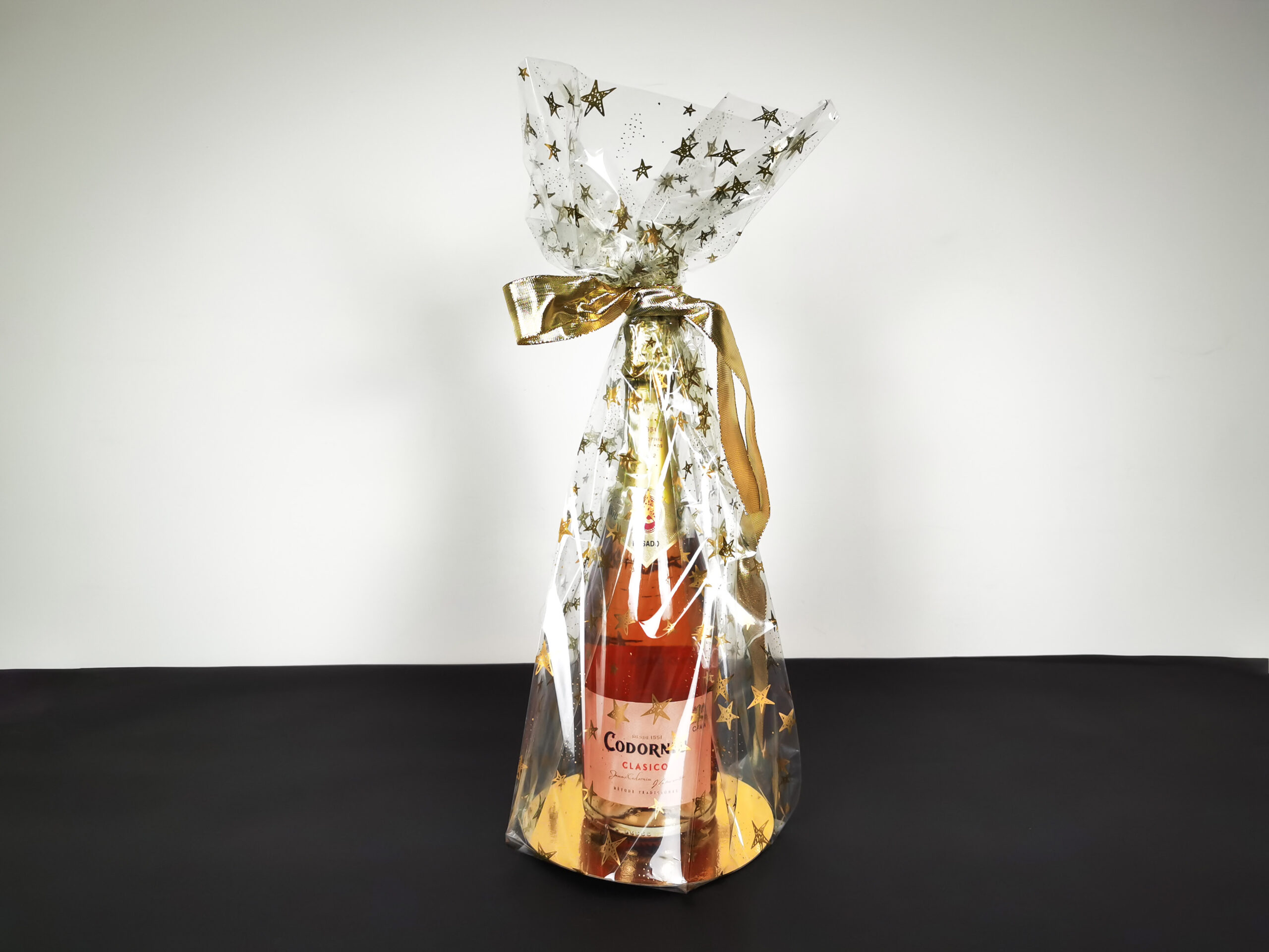 Transparent Cellophane Bottle Bags Printed Fast Sincere