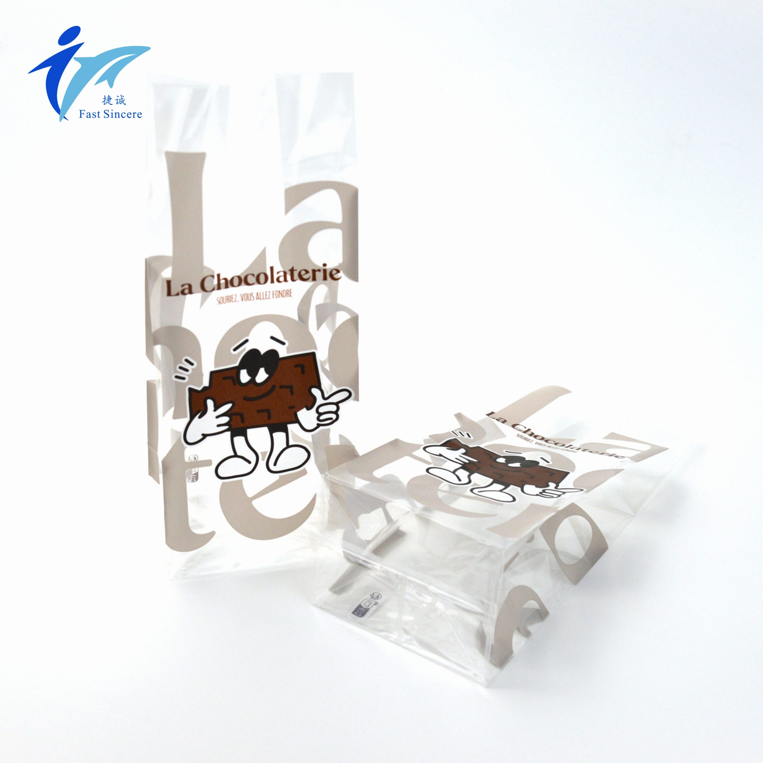 OEM Block Bottom Chocolate Bag with Heat Sealed Base Manufacturer & Suppliers