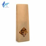Food Grade Gravure Printing Square Bottom Bag with Funny Shape Window
