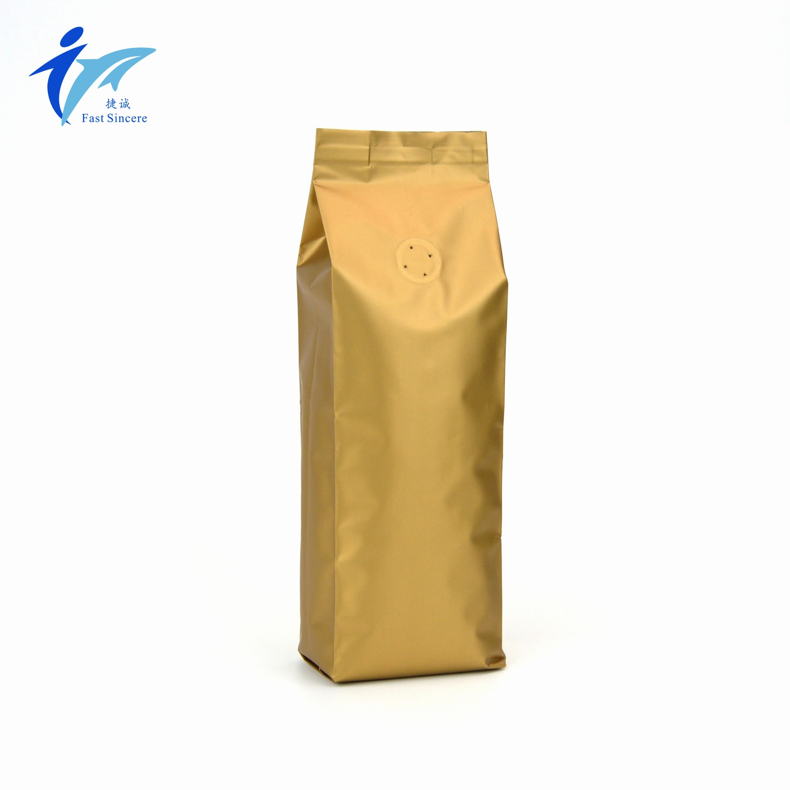 Fully Custom Resealable Side Gusset Coffee Bag Wholesale